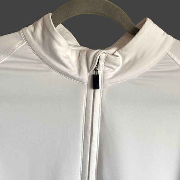 EUC - Cutter & Buck Men's Pennant Sport Half Zip in White - Size: Large - Picture 3 of 11